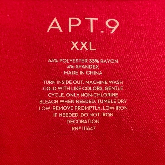 NWT - Apt9 Christmas T-shirt “Believe” - Picture 4 of 5